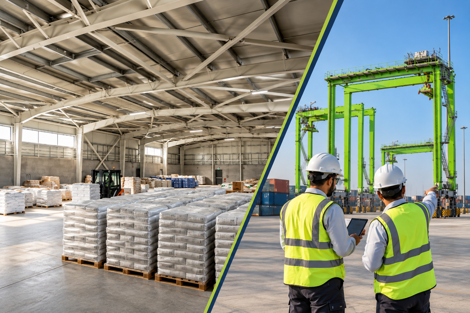Illustrative composite derived from SPARK warehouse and team photographs
